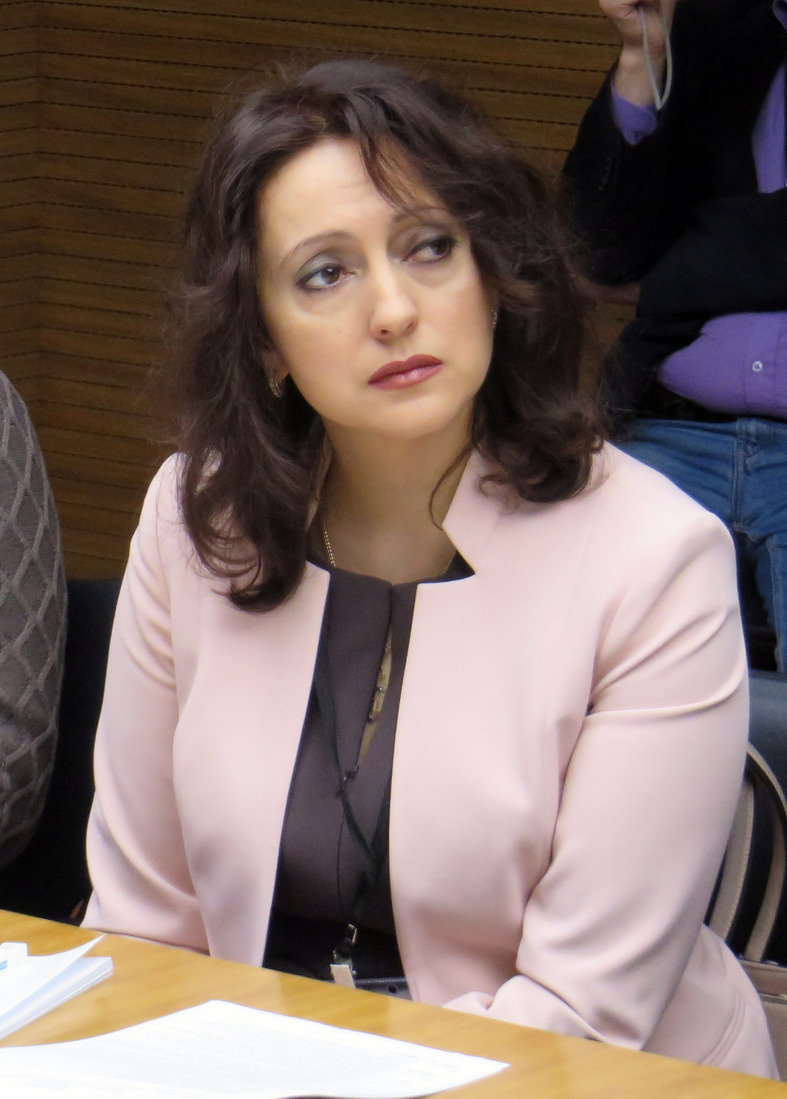 Олеся Захаренко выступила с докладом